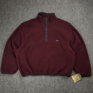 Woolrich Burgundy Pullover Sweatshirt